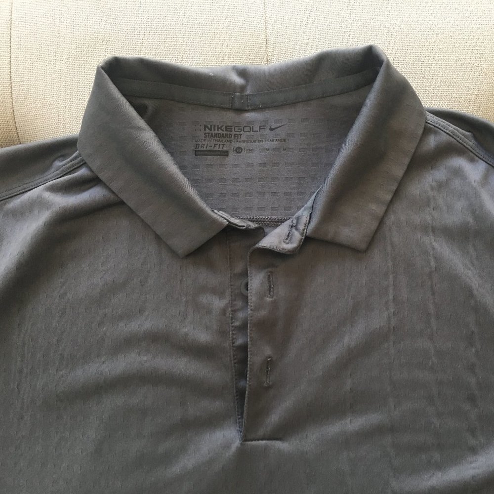 Nike Golf Dri-Fit Gray Polo